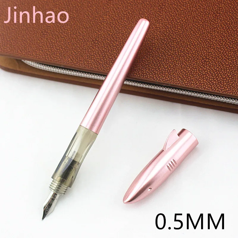 

Candy Colors Fountain Pen 0.5 mm Nib Pen Student Practice Calligraphy Fountain Pen School Office Supplies Canetas