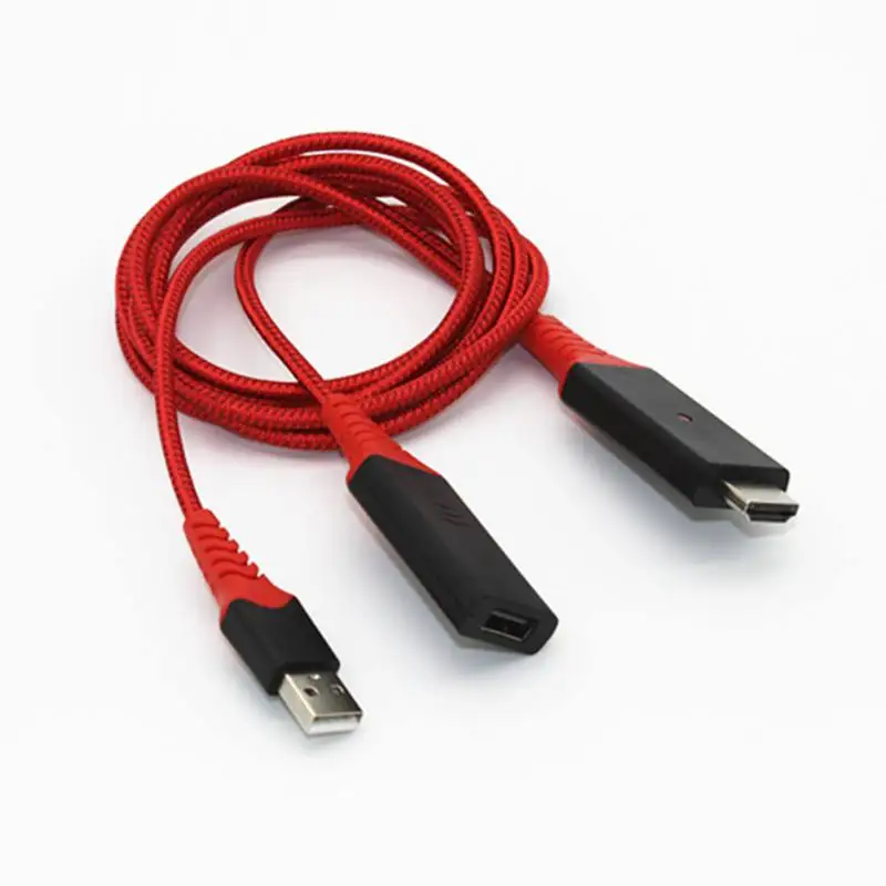 1 м HDMI Беспроводной Screencaster 2,4 ГГц+ Wi-Fi 5 ГГц двухдиапазонный Wi-Fi USB Порты и разъёмы Sup Порты и разъёмы проводной/Беспроводной для телефона/iPad/Mac book/Android/Win8