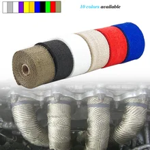 5 м выхлопная труба для термического удаления, мотоциклетный обмотка для выхлопной трубы лента термическая Тепловая выхлопная лента