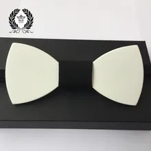 Лидер продаж Новое поступление мужской черно-белый деревянный лук галстук matts треугольные джентльменские бабочки хорошего качества