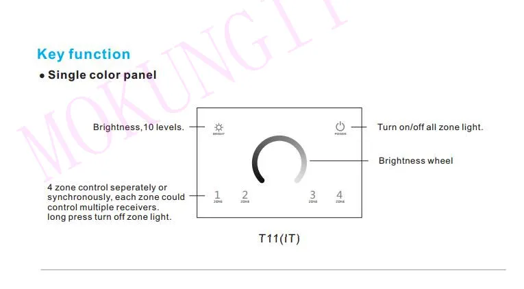 Сенсорная панель 4 зона, RGBW DMX512 Master& RF пульт дистанционного управления T14(IT) RGBW кольцо DMX512 панель управления и RF2.4 пульт дистанционного управления