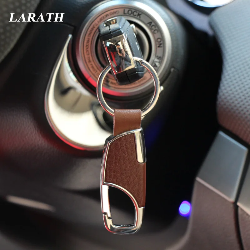 Quick Release Car Key Chains with 1 Split Keyring Stainless Steel
