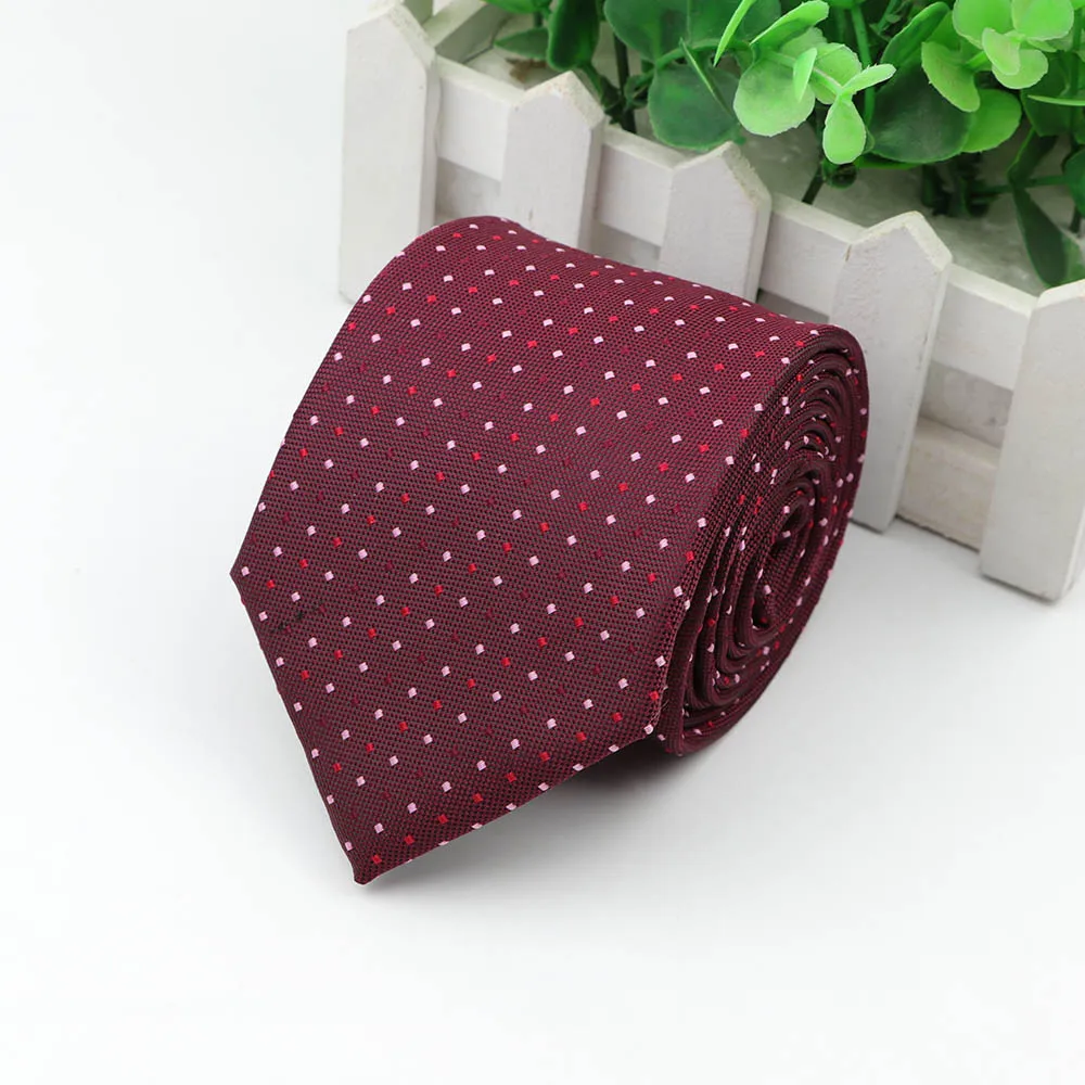 Классический узкий галстук в полоску 8 см мужской формальный жаккардовый деловой Свадебный галстук - Цвет: 19
