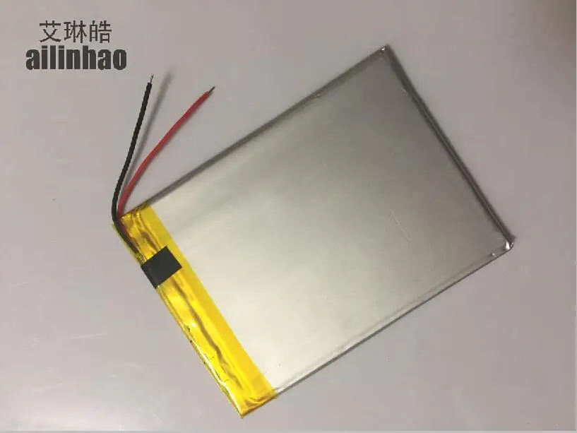 

ailinhao new 2 Wire Universal Battery For Wexler Tab 7000 Tablet Battery inner 3.7V Polymer li-ion+Tracking