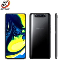 Мобильный телефон samsung Galaxy A80 A8050 LTE 6," 8 ГБ ОЗУ 128 Гб ПЗУ Snapdragon 730 Android 3700 мАч NFC две sim-карты