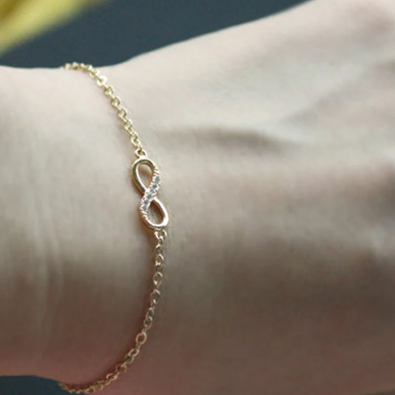 Summer bracelets Number 8 Bracelet Auspicious Number Braceletin Chain