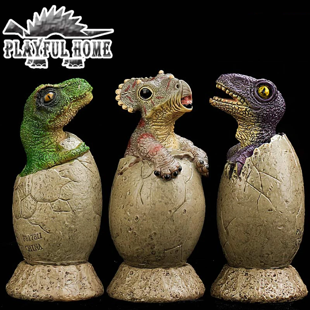 

Handmade Certified Goods Hot Toys Baby Dinosaurs Eggs Model Figma Animals Action Figures Quality Good Toy For Kids Children