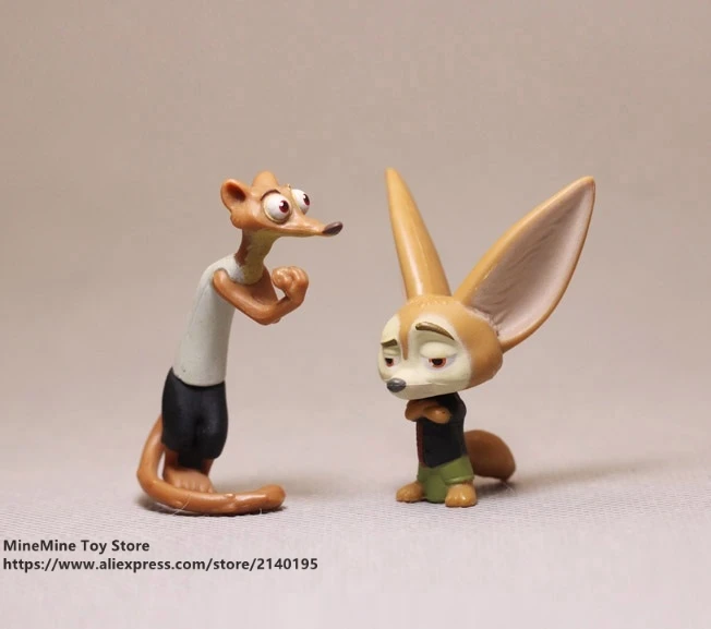 ZXZ Zootopia Ник лиса Джуди Кролик 3 11 см фигурка героя коллекция кукол из ПВХ игрушки