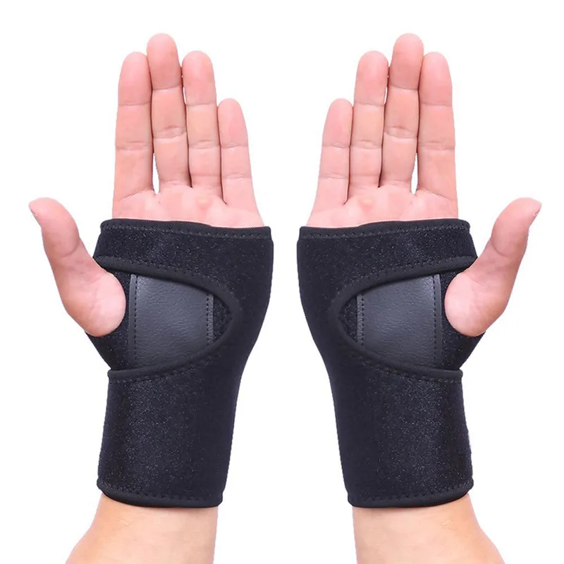 Removable Wristband Steel Wrist Brace Support Arthritis Sprain Carpal
