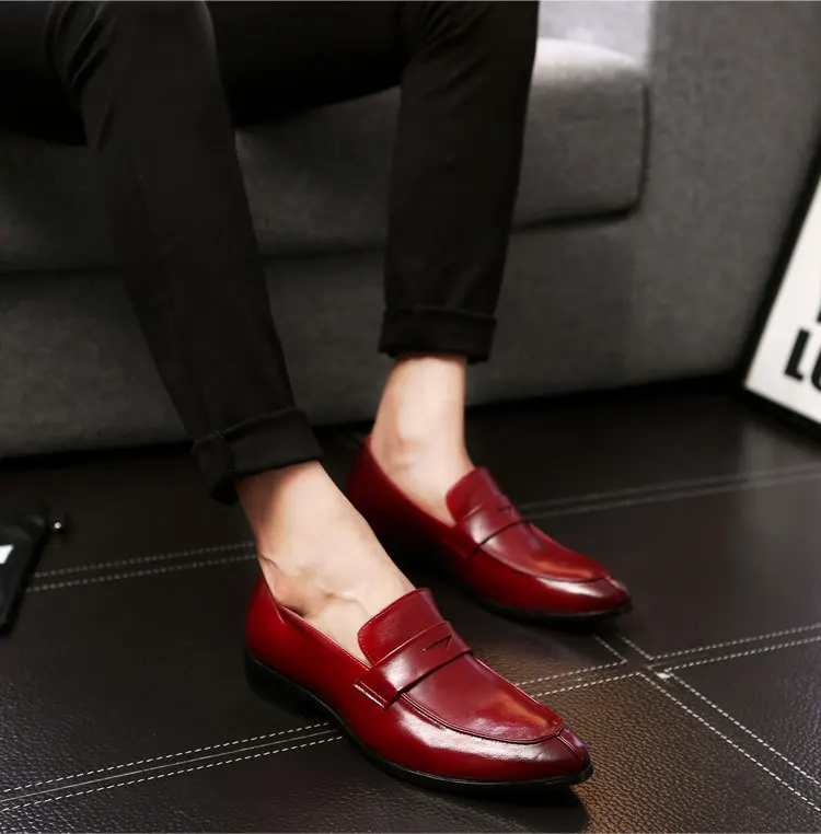 Мужская обувь туфли-оксфорды для мужчин формальные свадебные туфли Роскошные Мужские модельные туфли мужские лоферы Большие размеры в