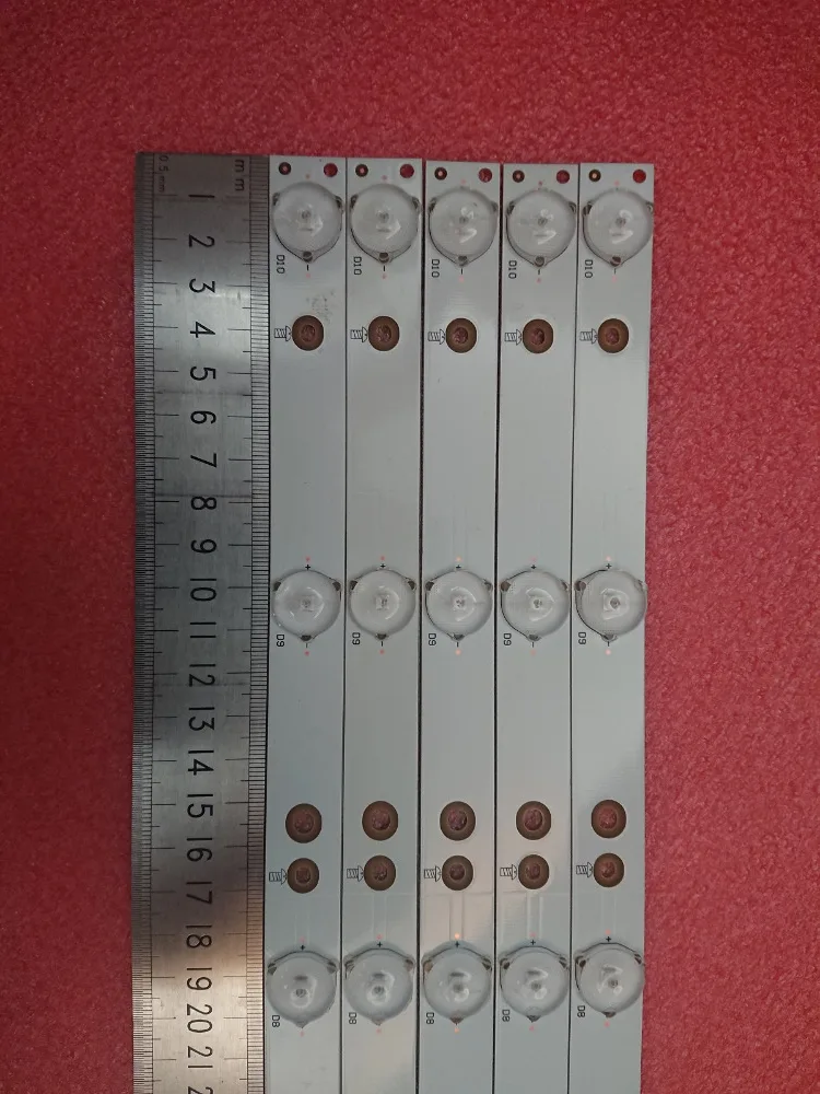 Новые 5 шт/упаковка, шт./компл. 10 светодиодный(3 V) 842,5 мм светодиодный подсветка полосы для 43PFT4131 43PFS5301 GJ-2K15-430-D510 GJ-2K16-430-D510-V4 01Q58-A