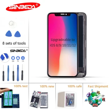 Sinbeda AAAAA Quality LCD For iPhone X LCD Display Touch Screen Assembly Digitizer Glass Part Replacement For iPhone X Display