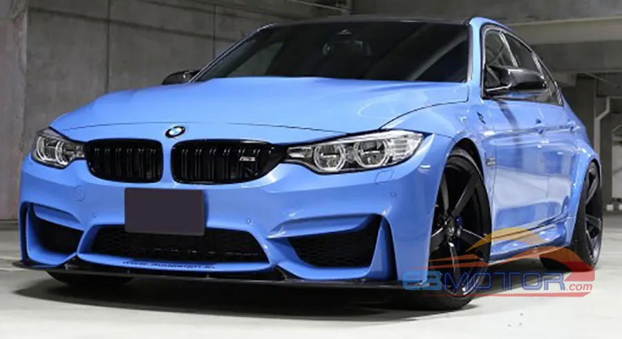 3D Style Front Lip spoiler For BMW F80 M3 F82 F83 M4 2014UP  B379F