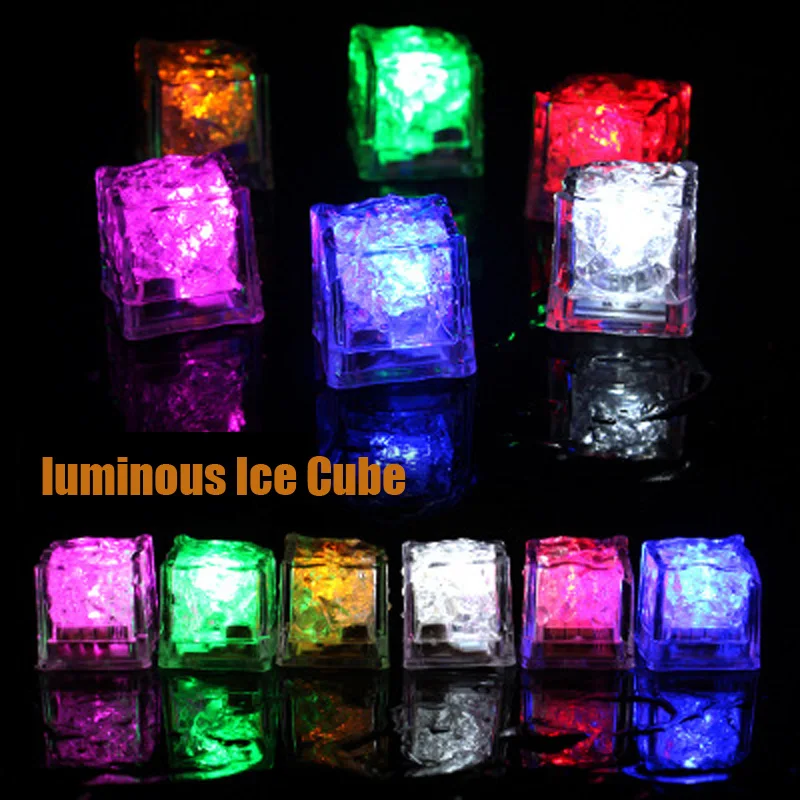 

Luminous Ice Cube Creative baby funny DIY Building Blocks Glowing in the Darks Flash Toys for Children Birthday Party Decoration