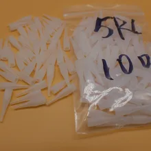 100 шт 5RL одноразовые татуировки перманентный макияж иглы Советы традиционные колпачки для игл сопло для татуировка бровей и губ машина ручка