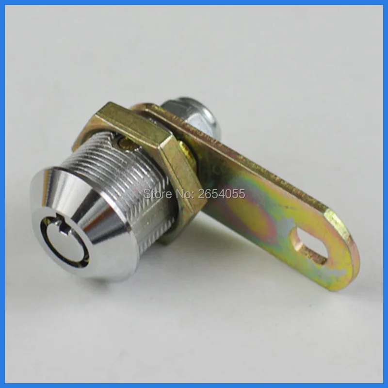5 pcs 17mm popularly used round key cam lock metal box lock