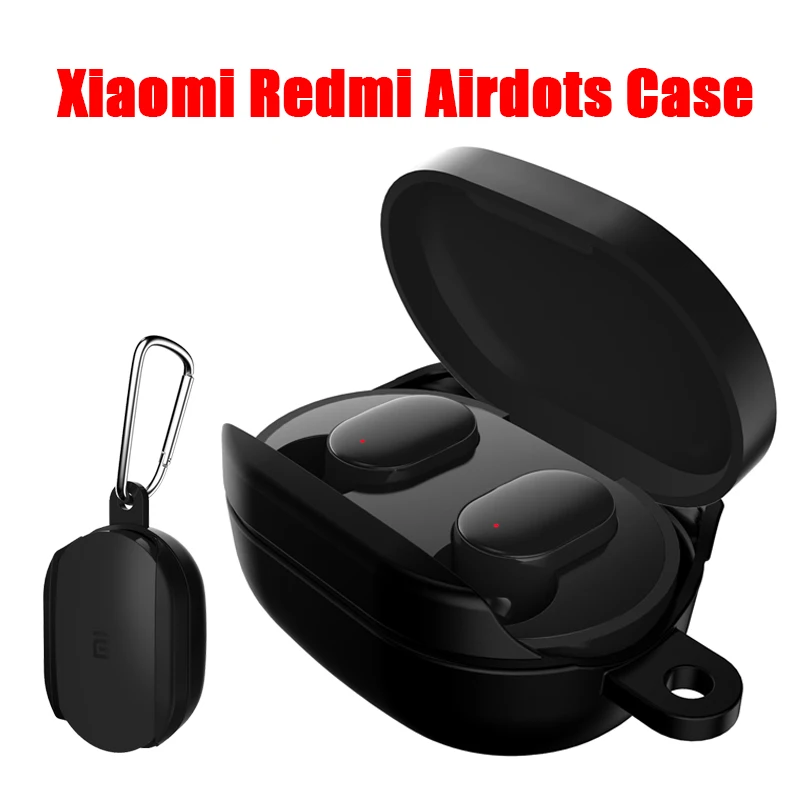 

Xiaomi redmi airdos headphone case earphone silicone set anti-fall protective case for airdots easy to carry