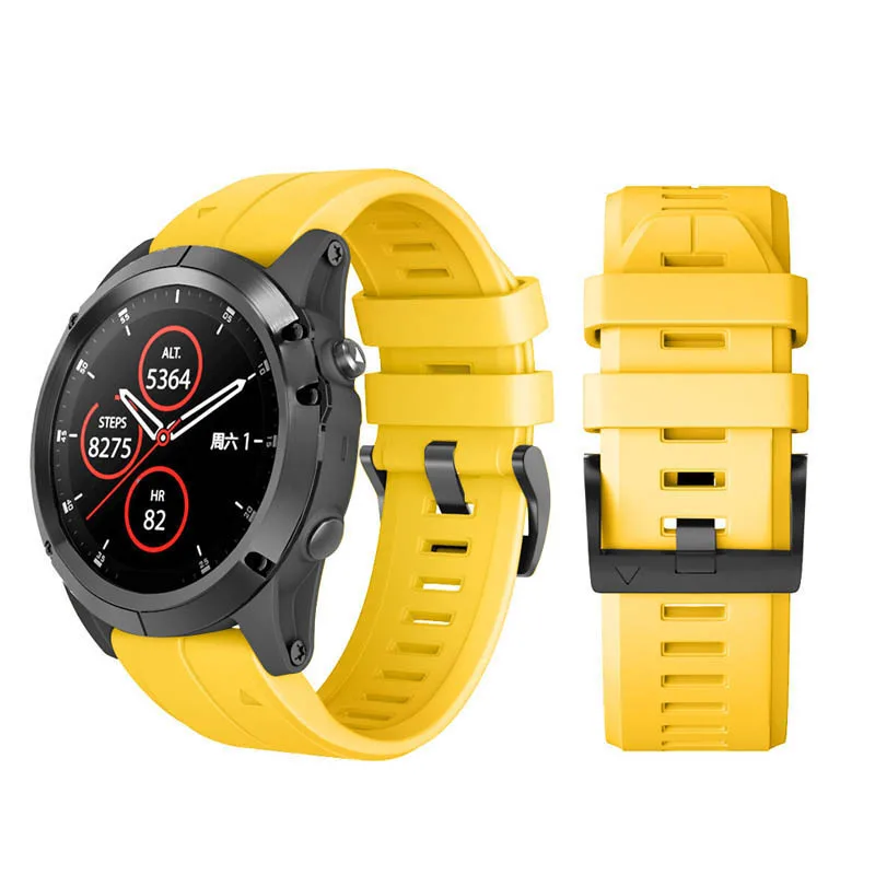 

Watchband Strap Quick Release Silicone Easyfit Wrist Band for Garmin Fenix 5X/5X plus/3/3HR LSMK99