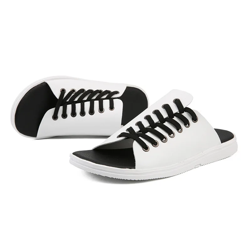 

New Summer Men's Slippers 2019 Fashion Outdoor Slides Indoor Non-slip Slippers Beach Flip Flops Personalized Men Slippers 39-44