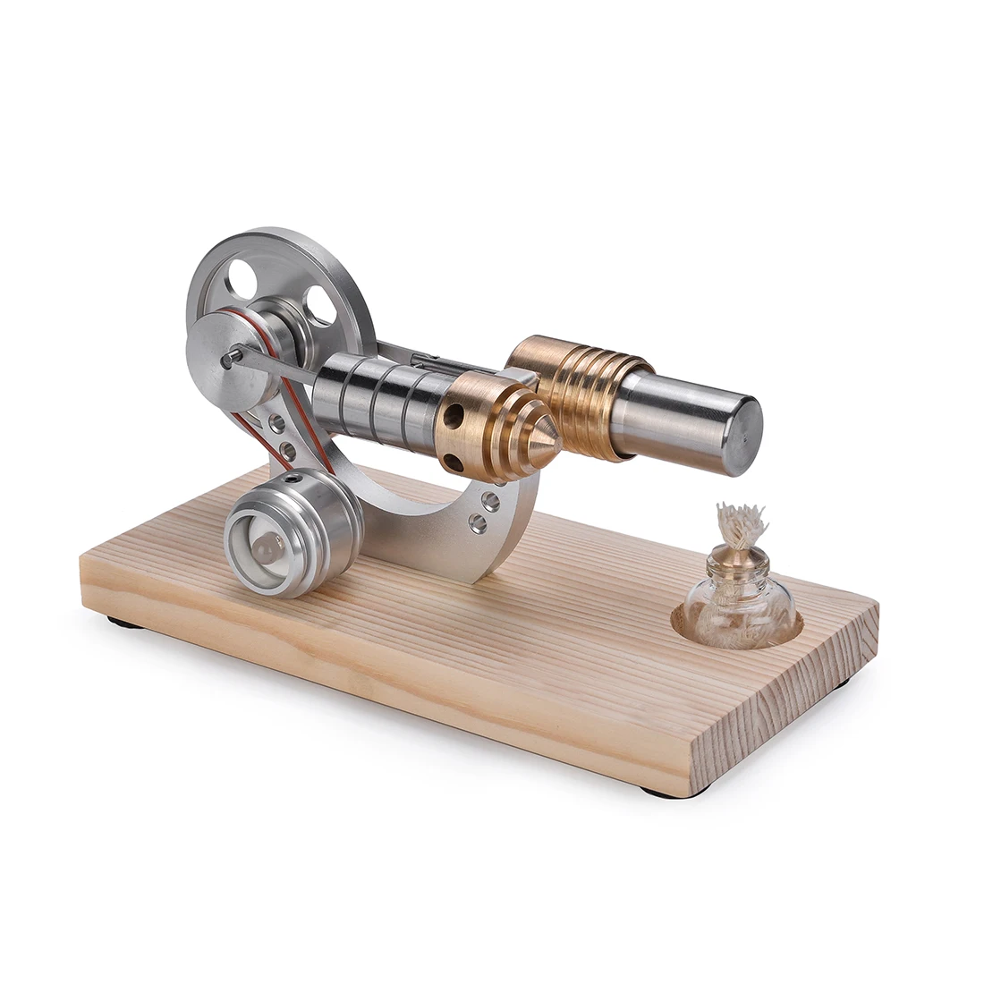 

Metal Cylinder Bootable Stirling Engine Model Micro External Combustion Engine Model