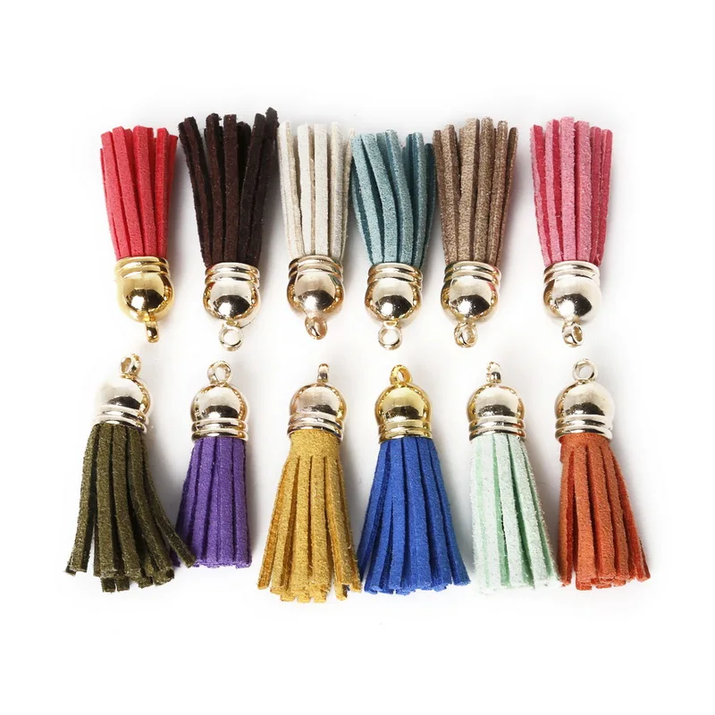 10 шт. винтажные кожаные брелоки ремешки с бахромой 3 5 см|suede tassel|leather tasseltassel diy |