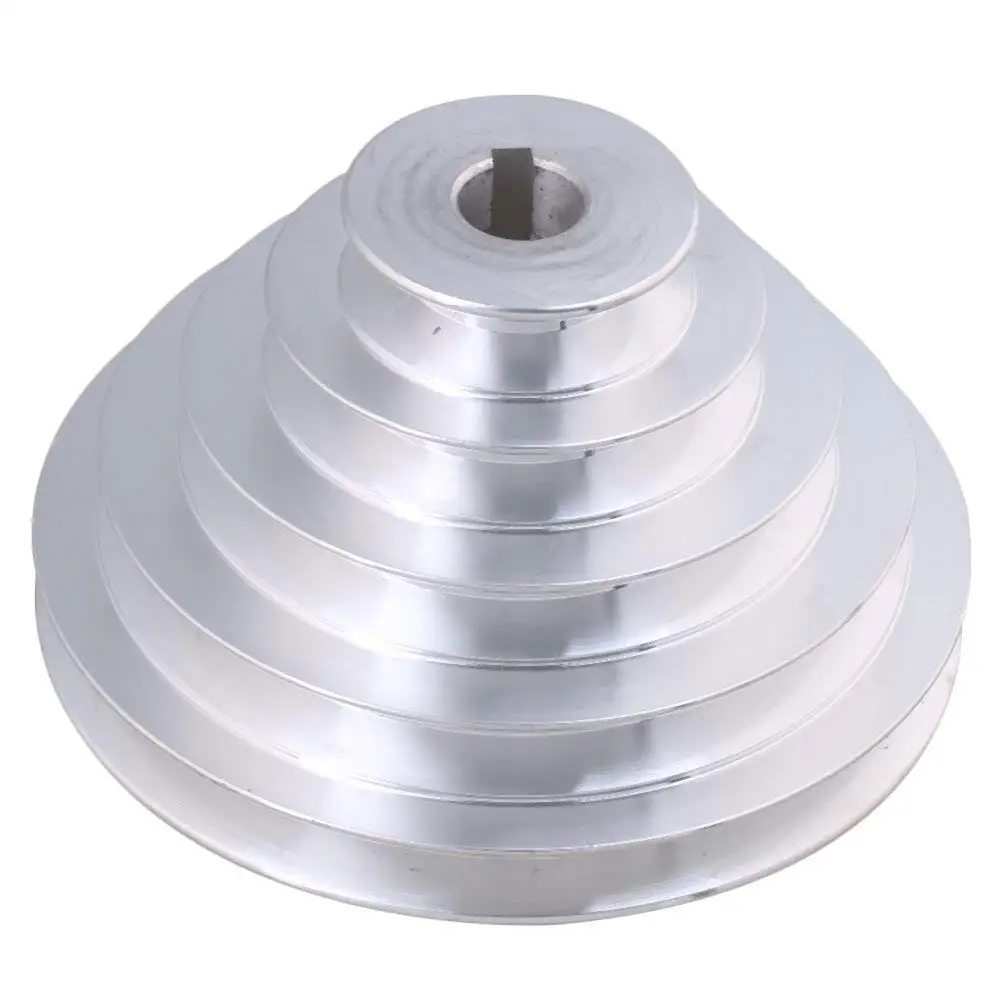 19mm Bore 54mm 150mm Outter Dia Aluminum 5 Slot A Type V Shaped Pagoda