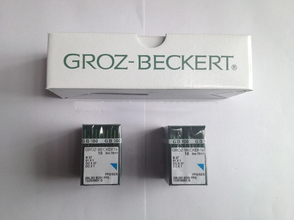 

100% ORIGINAL GROZ-BECKERT NEEDLES, MADE IN GERMANY,B27 DCX27 SIZE 75/11