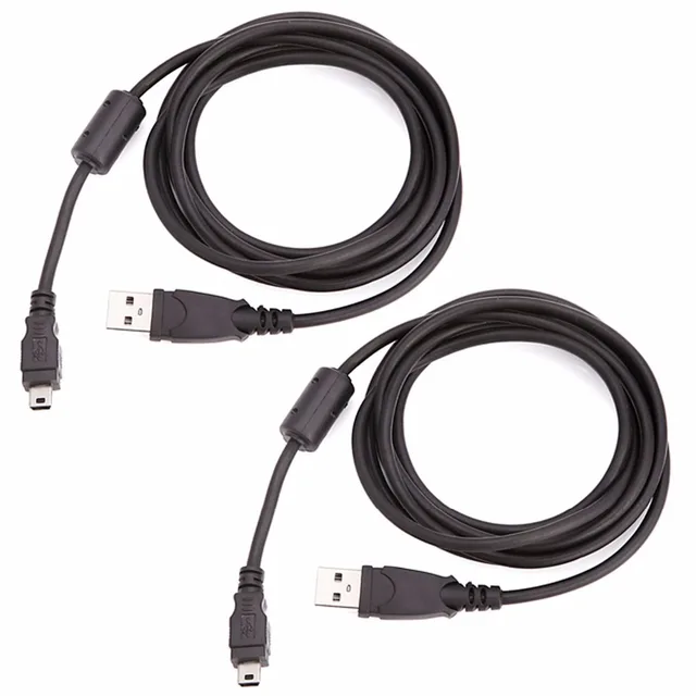 Best Offers 2pcs/lot Black USB Charger Cable for Sony Playstation 3 Controller Charging Cable Cord for PS3 Controller Free Shipping