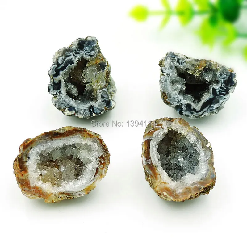 

Natural Onyx Geode Cluster Mated Bead For Pendant Making 35-50 mm Long