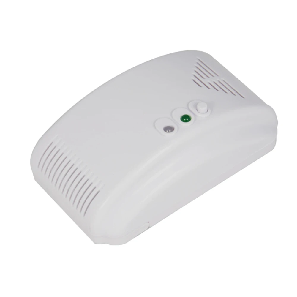 Home security alarm wired wall mounted natural gas detector fire alarm LPG gas sensor CH4 leak Kitchen combustible gas alarm