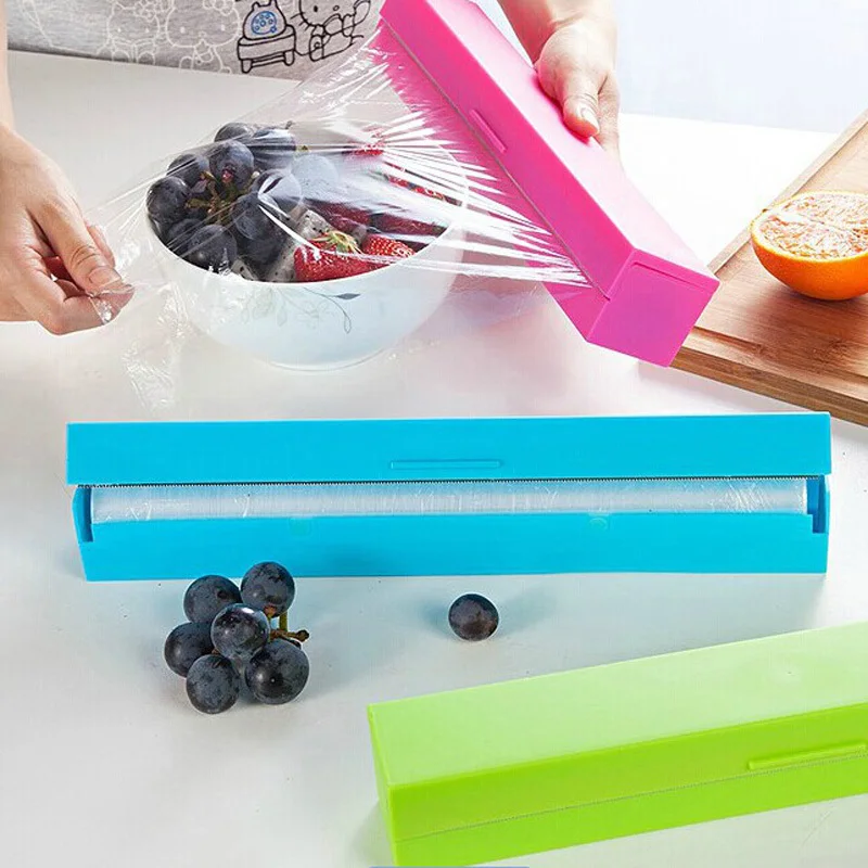 Hot Film Cutter Plastic Food Wrap Dispenser Foil Wax Paper Cutter Free Shippingin Blocks & Roll