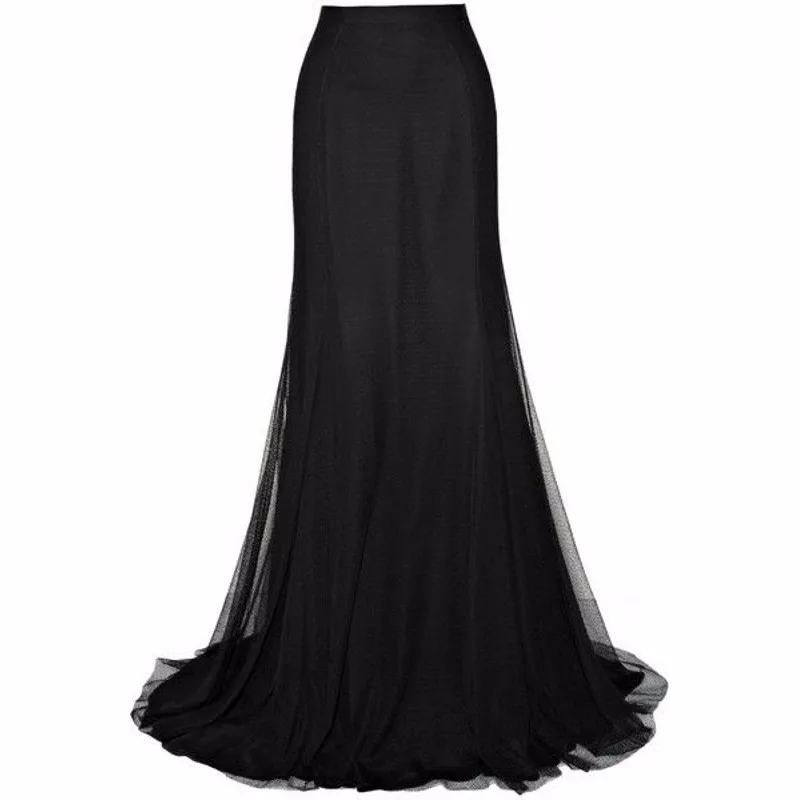 New Arrival Mermaid Tulle font b Skirt b font Custom Made Floor Length Full Length font