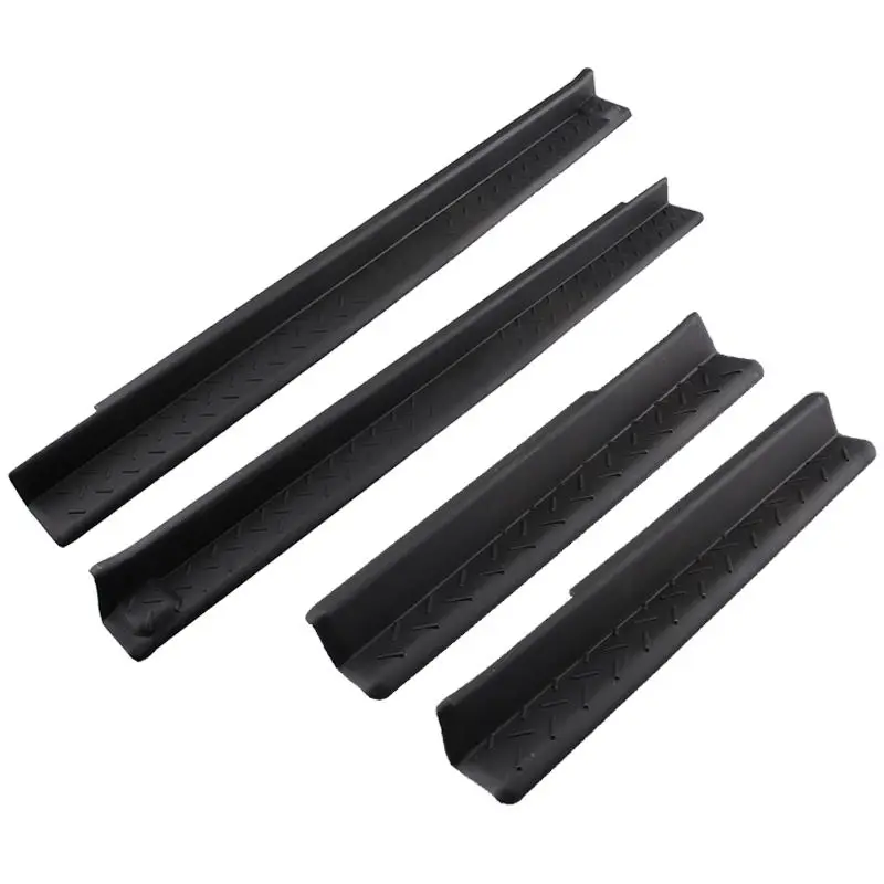4pcs/set  ABS Door Sill Guard Scuff Plate Step Protector For J-eep Wrangler 07-16