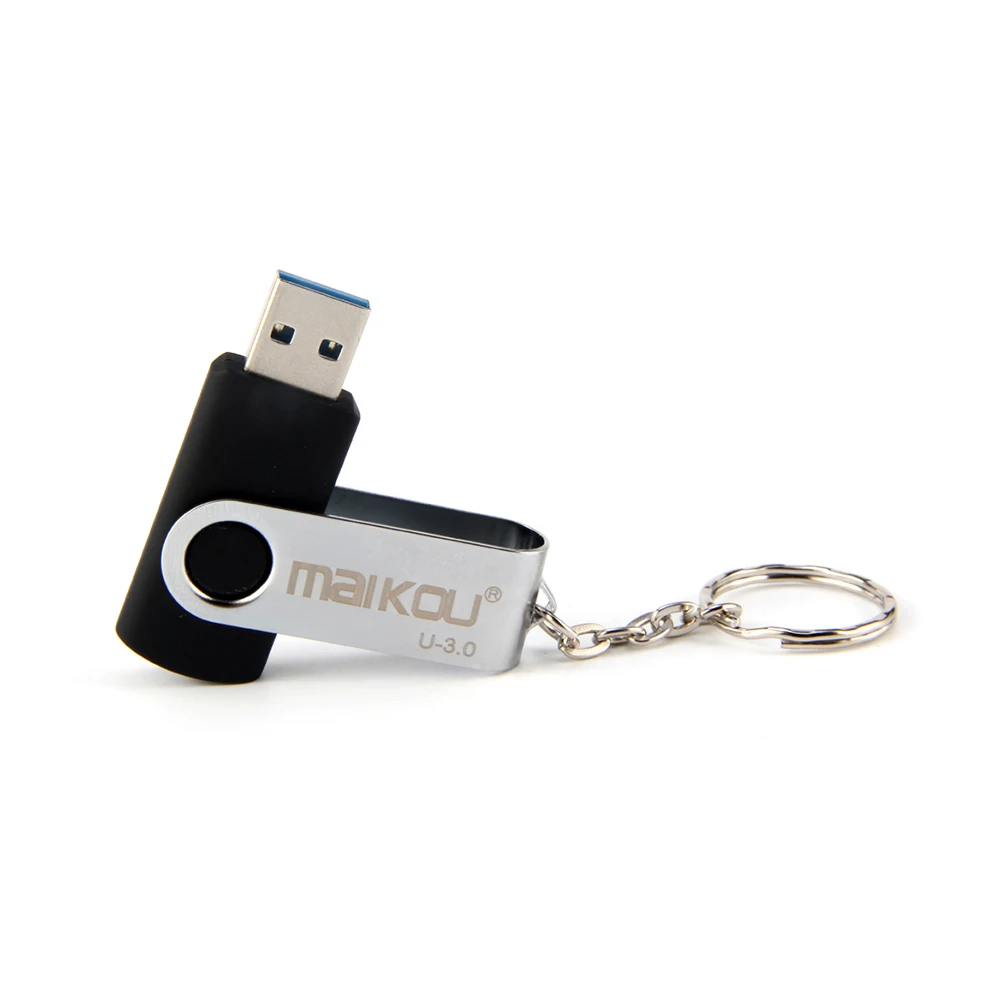 Maikou UK204 USB3.0 16 Гб высота 360 градусов вращающийся u диск с брелком (16 Гб)|USB-хабы| |