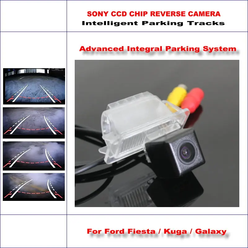 

Rear Camera For Ford Fiesta / Kuga / Galaxy Intelligent Parking Tracks Backup Reverse / 580 TV Lines Dynamic Guidance Tragectory