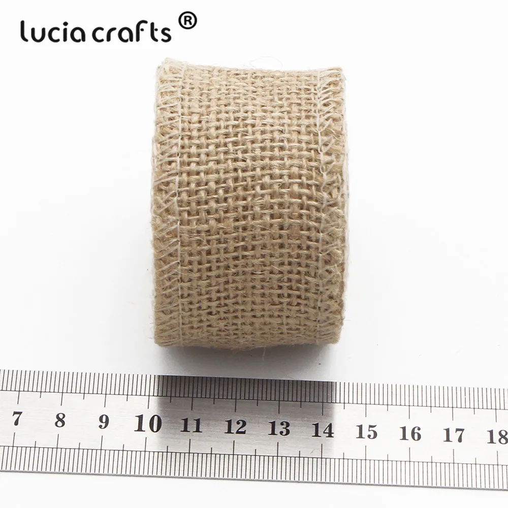 Lucia crafts 3 года/лот 4 см/5 см/8 см/10 см джутовые Мешковины Ленты Hessian рулоны деревенская ткань для украшения свадебной вечеринки V0504