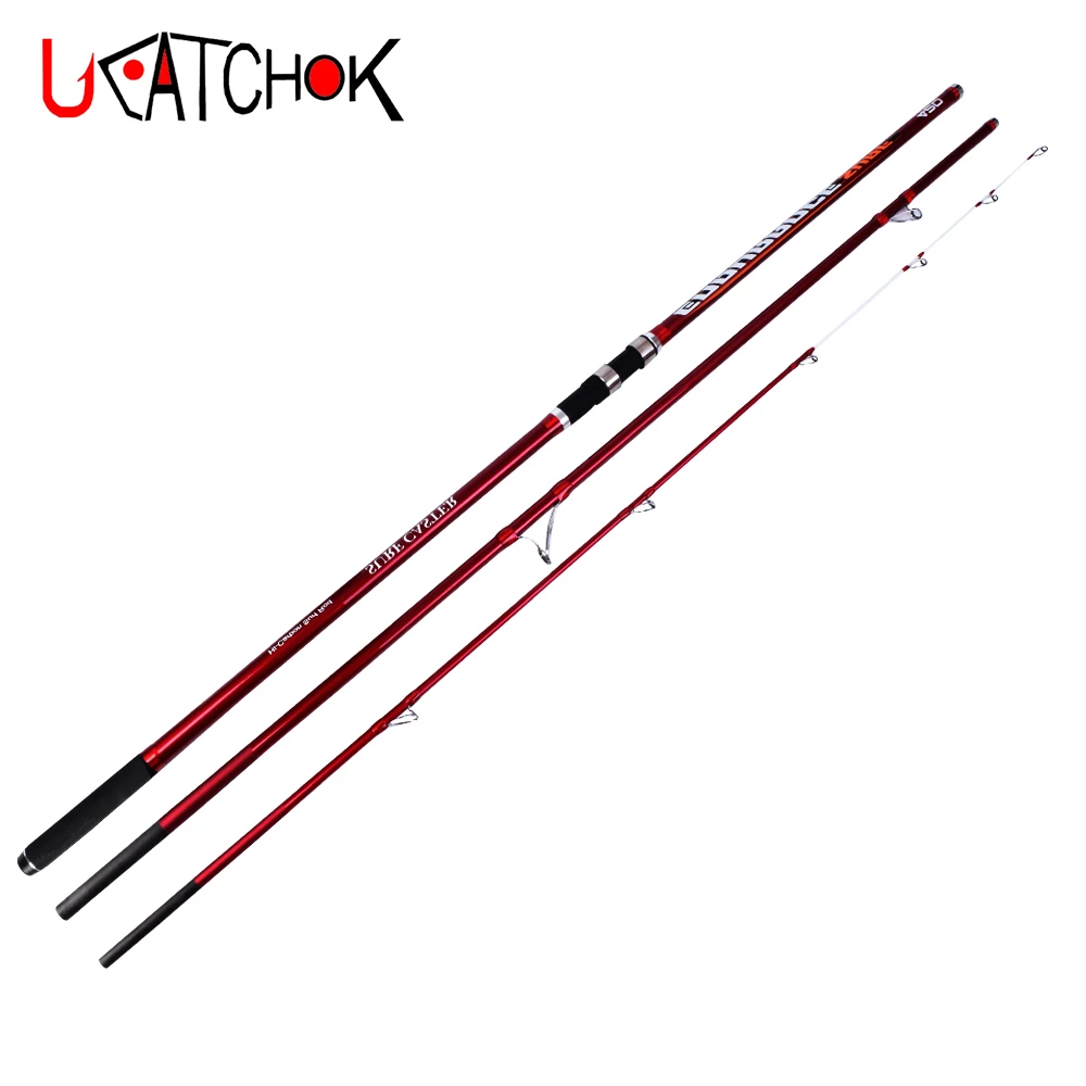 

4.2M Max. 350g LW Superhard 3sections surf long casting rod pure high carbon fiber beach long distance throwing far shot rods
