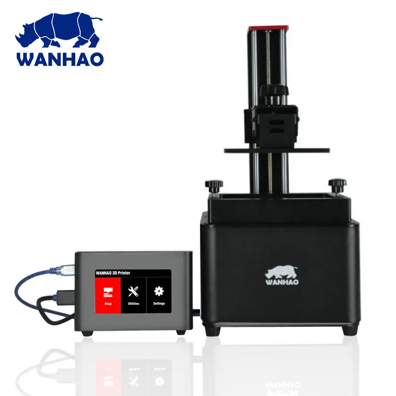 2019 Новый D7 V1.5 Wanhao Дубликатор 7 УФ смолы 3D принтер SLA DLP для продажи только $399 250 мл