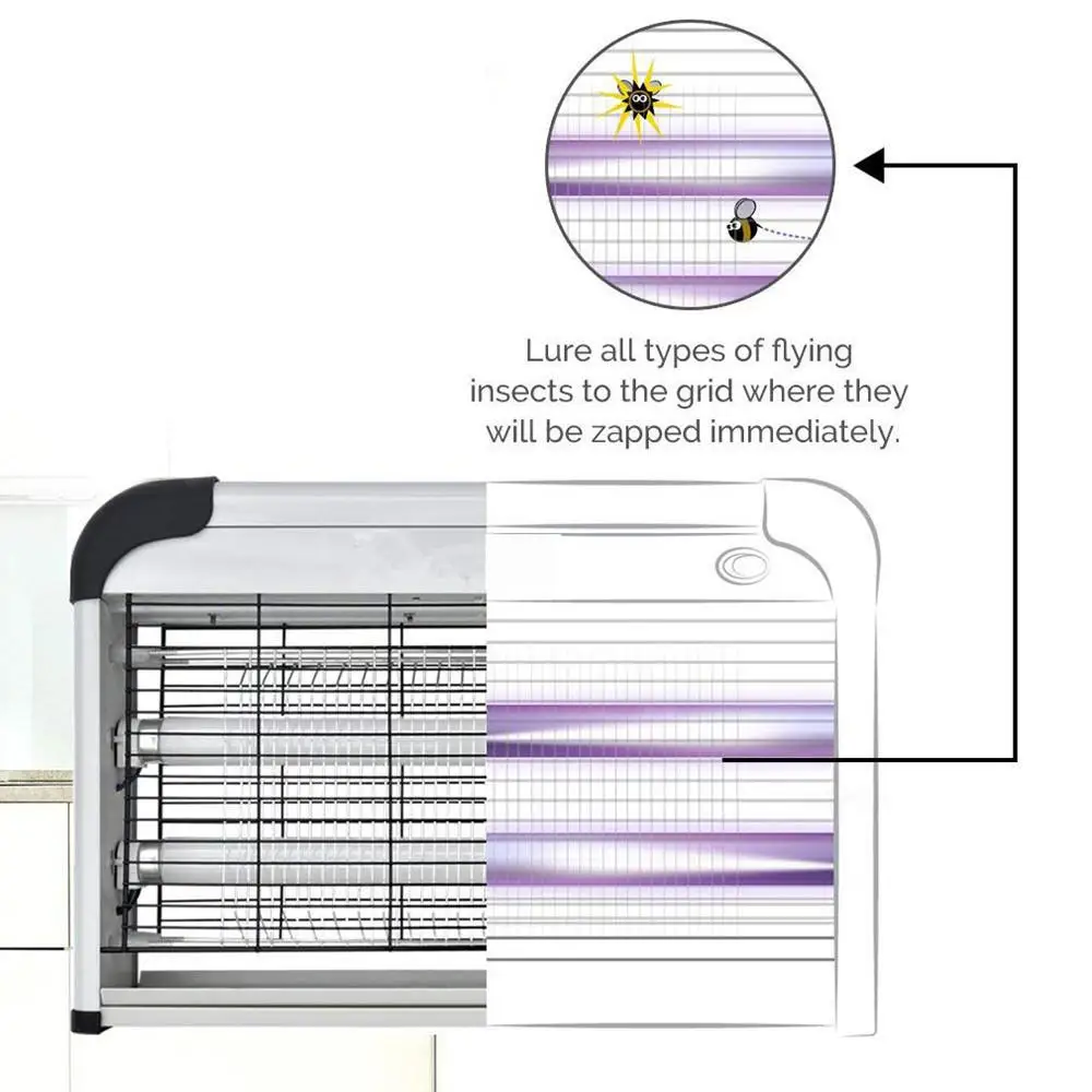 20 Вт Электрический шок комаров убийца лампа открытый крытый насекомых ошибка муха Zapper репеллент лампы трубки лампы