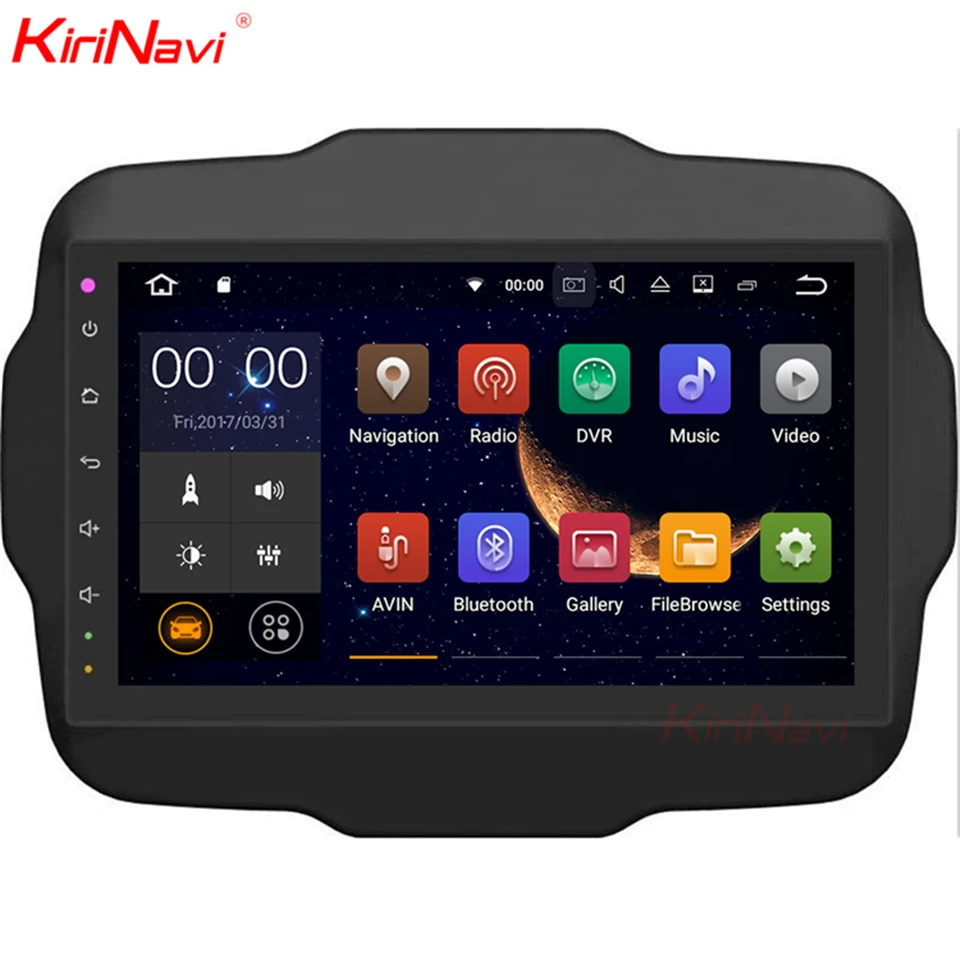 Excellent KiriNavi Android 7.1 car navigation system for Jeep Renegade navigation touch screen Car DVD Player with WiFi 3g BT 0 Excellent KiriNavi Android 7.1 car navigation system for Jeep Renegade navigation touch screen Car DVD Player with WiFi 3g BT 0