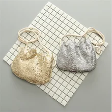 Детский мини-клатч, корона с блестками, сумка через плечо для детей, девочек, кошелек, сумки, детская дорожная сумка-мессенджер, сумка на плечо