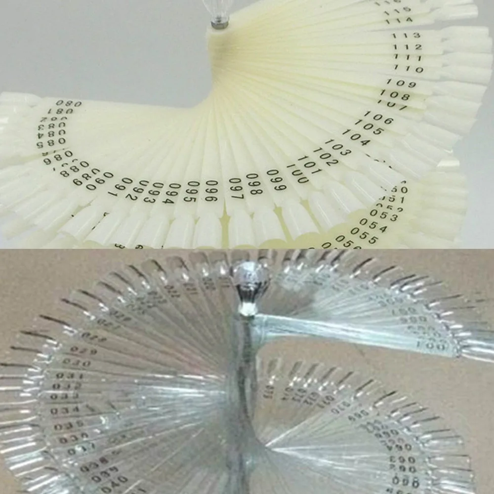 

120 Pcs False Nail Art Board Tips Stick Polish Display Fan Practice Stand Tool