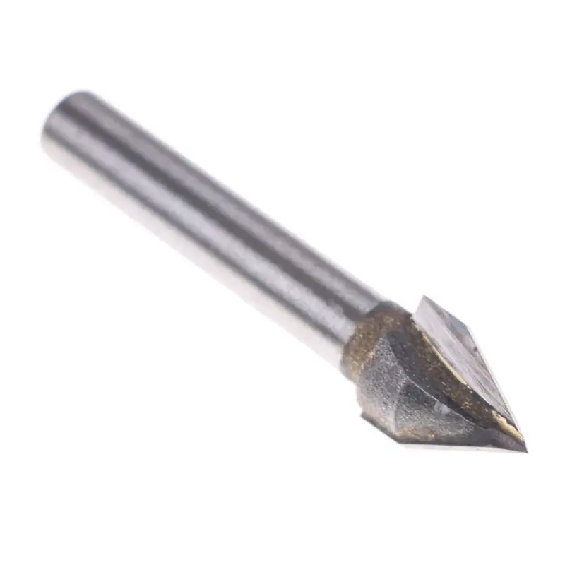 

CNC 60° 60 Degree Router Engraving Wood Working V Groove Bit 6x10mm