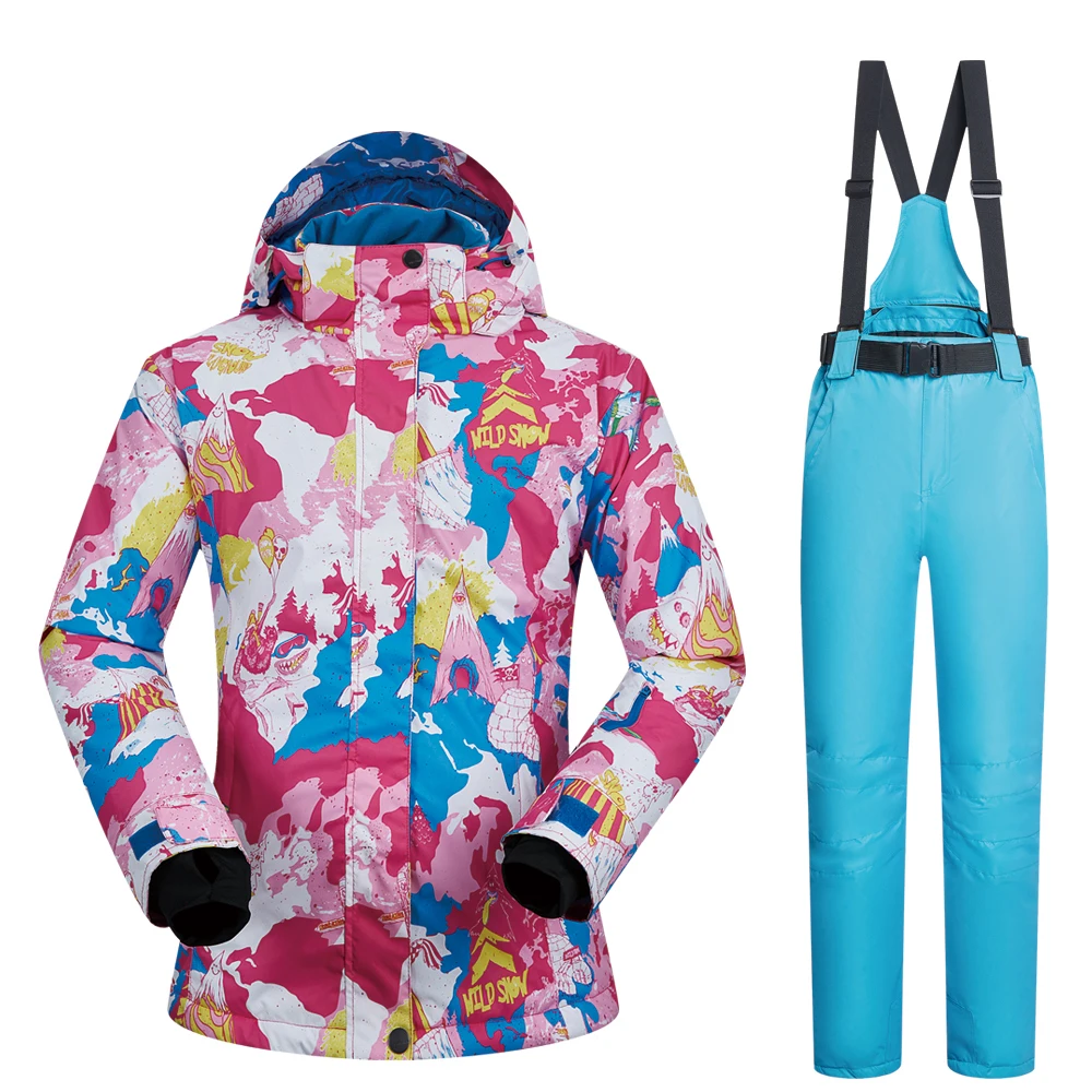 30 градусов женские зимние походные лыжные куртки и брюки для кемпинга ветрозащитные водонепроницаемые теплые дышащие сноубордические костюмы