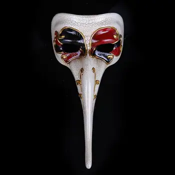 

Long Nose Creative Mascaras Party Mask Men'S Masquerade Mask Christmas Halloween Costumes Carnival Anonymous Masks Party Supply
