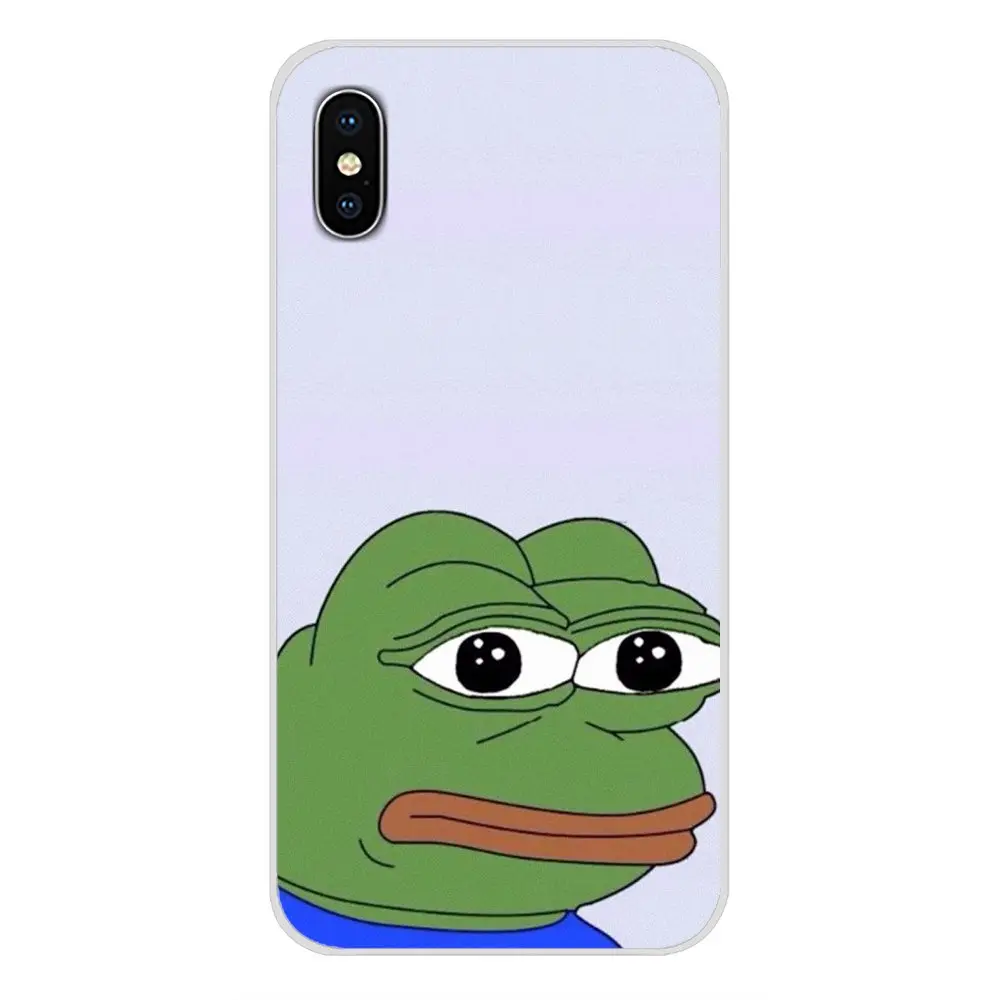 Аксессуары чехлы для телефонов Memes Sad Frog Huawei G7 G8 P7 P8 P9 P10 P20 P30 Lite Mini Pro P Smart Plus 2017 2018