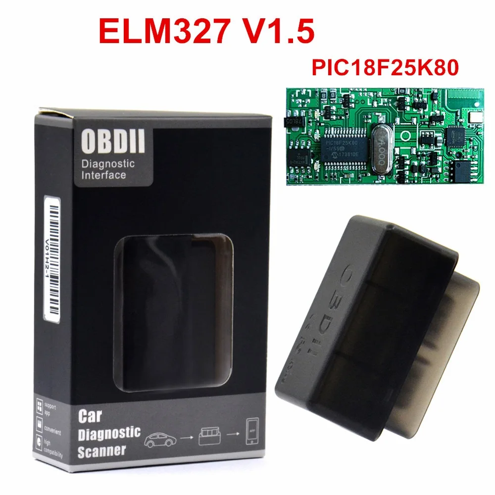 Автомобильный диагностический сканер ELM327 супер мини ELM 327 PIC18F25K80 версия 1 5 OBD2 / OBDII