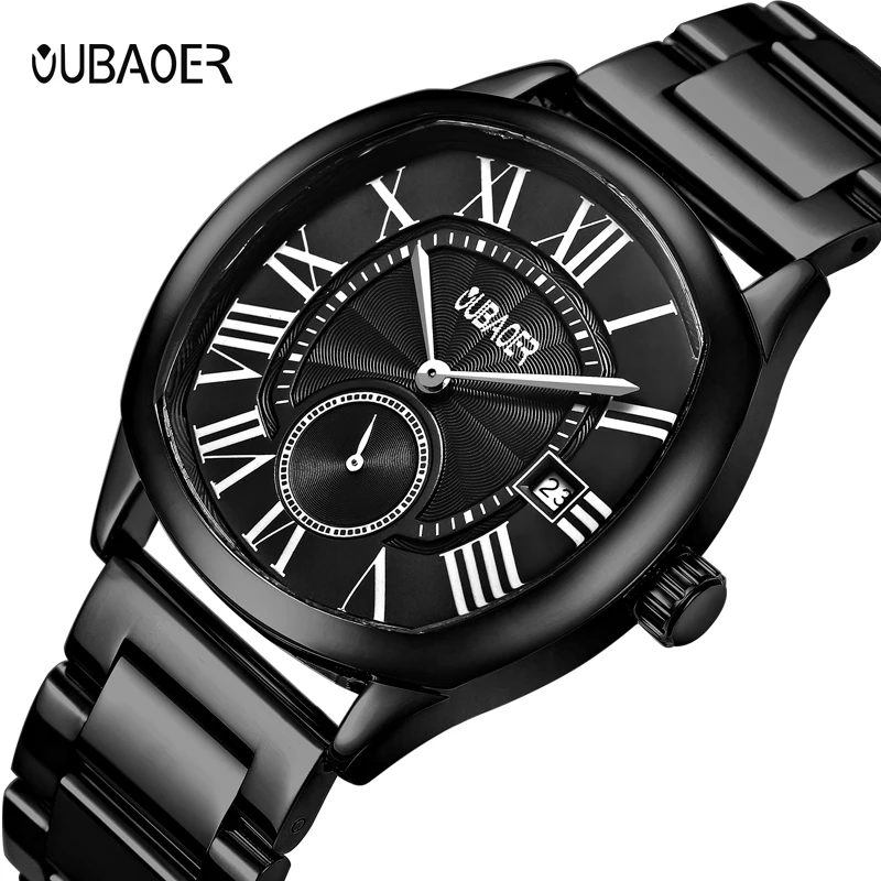 

New Brand Men Sports Watches Men's Roman Numerals Quartz Watch Man Stainless Steel Army Military Wrist Watch Relogio Masculino