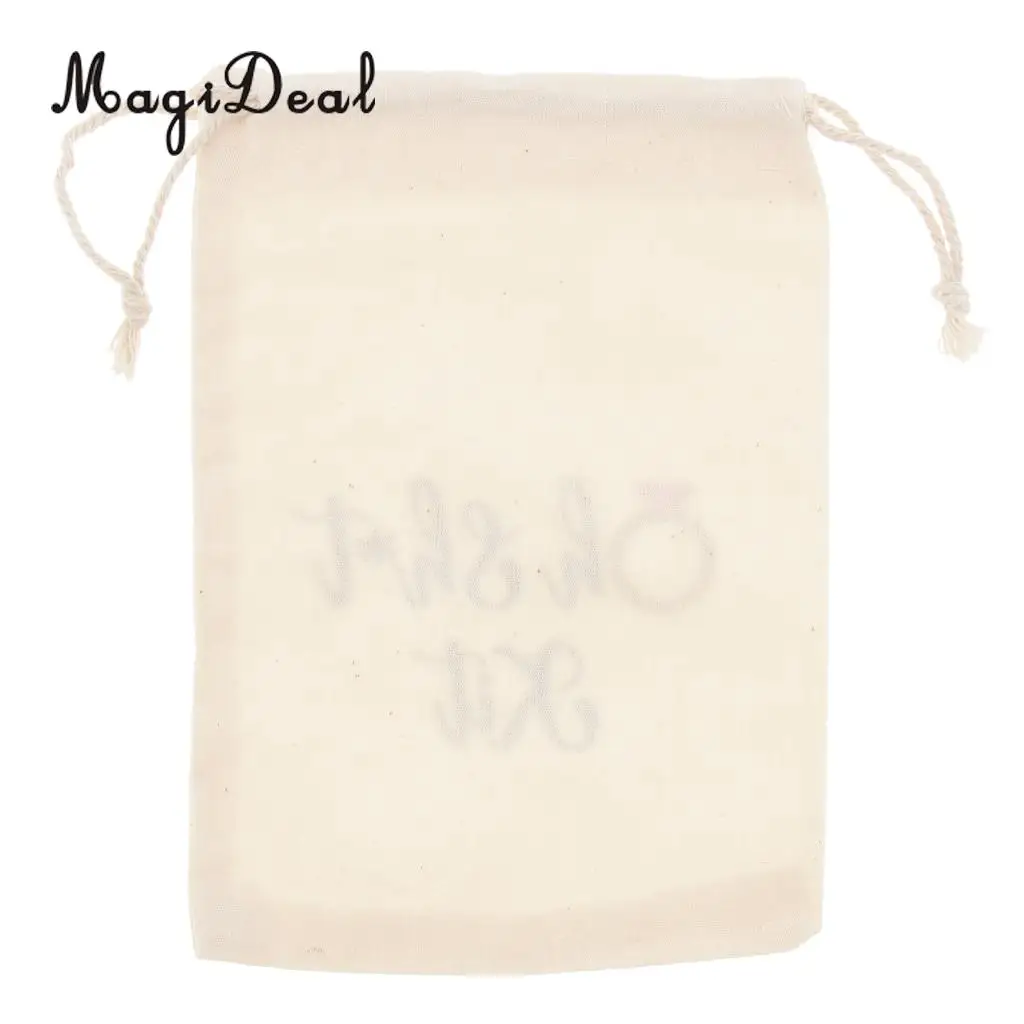 10pcs Oh Shit Kit Cotton Linen Jewelry Pouch Drawstring Bag Wedding Favor