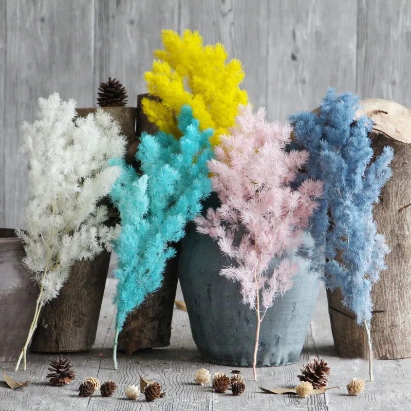 

1 Branch Natural Dried Flower Decorative Home Wedding Bouquet Flowers Home Decoration Different Color Choices